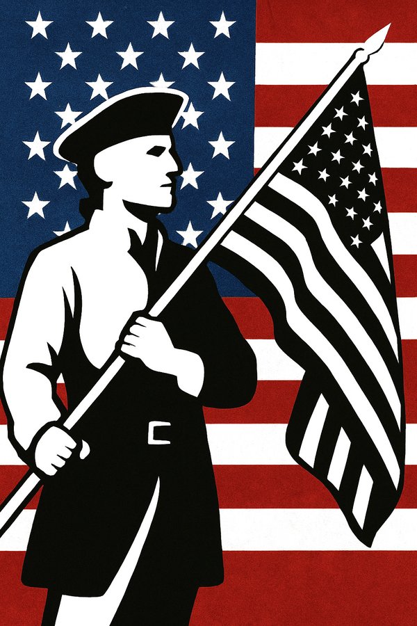 FlagSentry Sentry — minuteman holding the U.S. flag